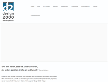 Tablet Screenshot of design-2000.ch
